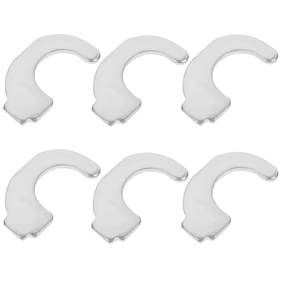 SEWOART 6Pcs Scaffold Board Clamps Plated Silver Color Durable Mobile Scaffold Accessories
