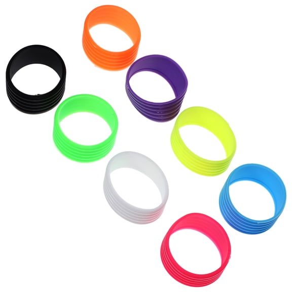 SEWOART Professional Non-Skid Racket Grips Assorted Color for Badminton and Tennis 8Pcs