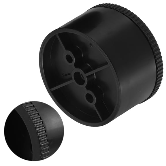 SEWOART 8Pcs Plastic Adjustable Furniture Legs Black for Sofa Cabinet Table with Stable Support