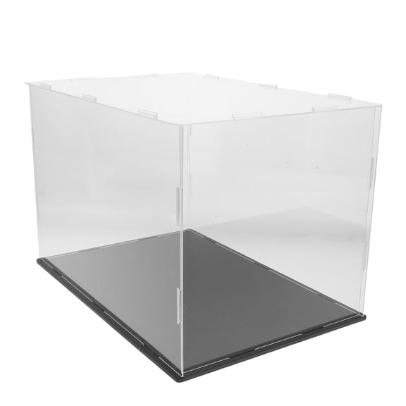 SEWOART Transparent Acrylic Baseball Cap Display Case for Signed Hats Collector Display Stand
