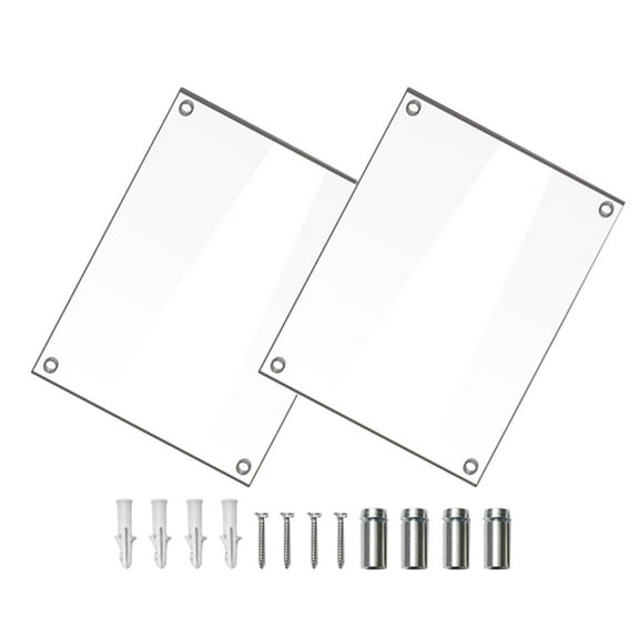 SEWOART Clear Acrylic Picture Frame for Wall Mounted Photo Display in Assorted Colors