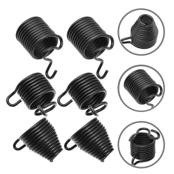 SEWOART Air Hammer Retaining Spring Black Steel 6Pcs