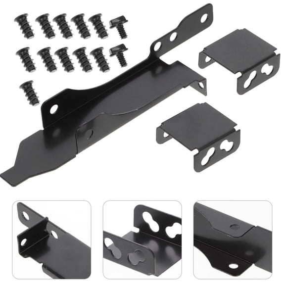SEWOART Iron Dual Fan Mount Rack, Black, for Computer Graphics Card Cooling