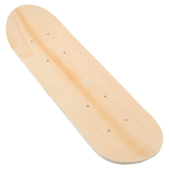 SEWOART plain wood skateboard deck Skateboard Deck Beige for Friends during Playtime 1Pack