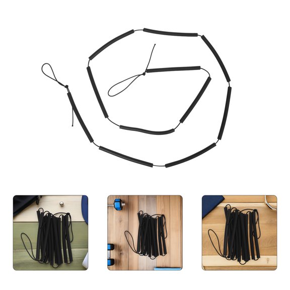 SEWOART Black Elastic Foam High Jump Training Bar Lightweight Outdoor Jumping Accessory