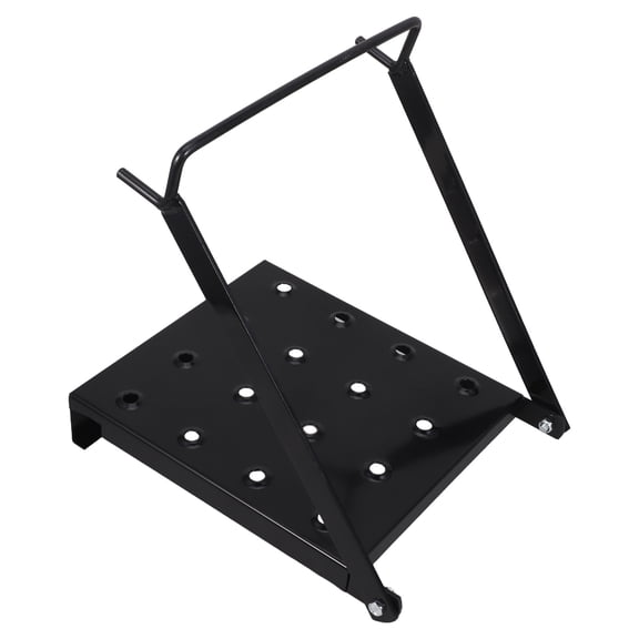 SEWOART Foldable Heavy Duty Iron Ladder Platform with Antislip Surface for Telescopic Ladders
