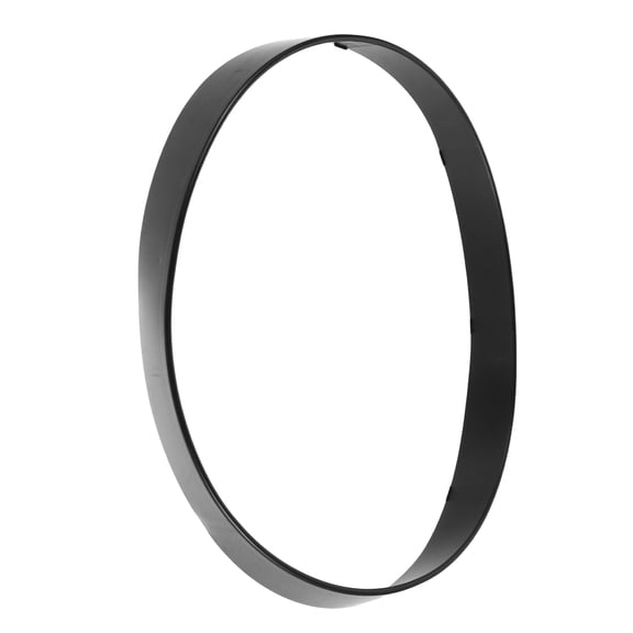SEWOART Black Plastic Wall Clock Border Replacement Minimalist Quartz Frame Scratch Resistant