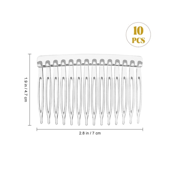 SEWOART Hair Comb for Updo Hair Side Clip Combs for Weddings and Ceremonies Women 10pcs