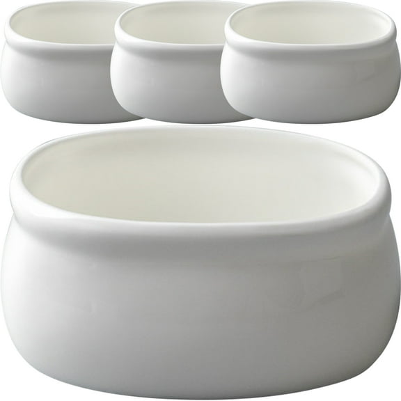 SEWOART 4Pcs White Ceramic Tea Bag Storage Box Practical Desktop Organizer for Home