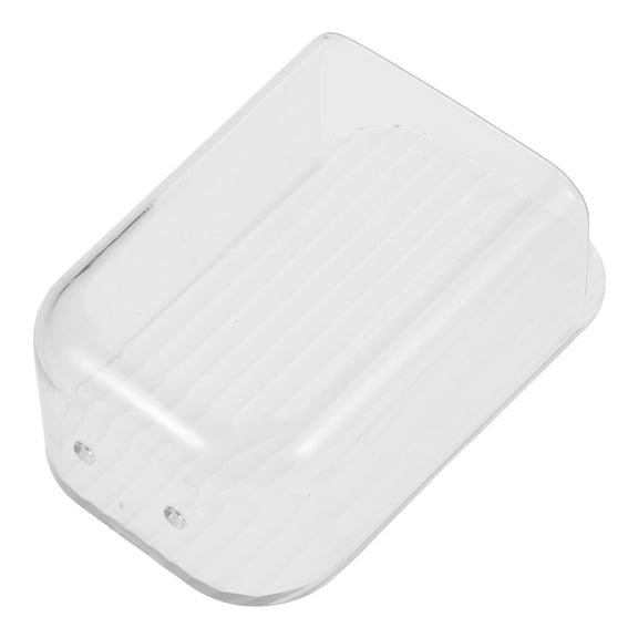SEWOART Clear Plastic Wall Mounted Kitchen Utensil Rack with Rice Scoop Holder for Organized Storage