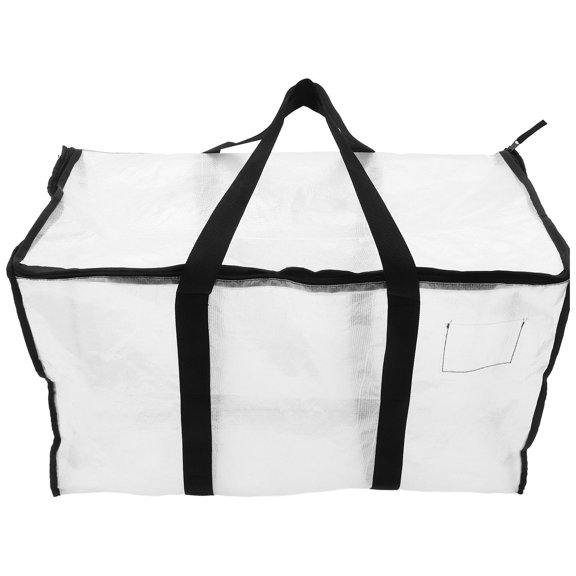 SEWOART Portable Clothes Storage Bag with Handles Large Capacity PE Polyester