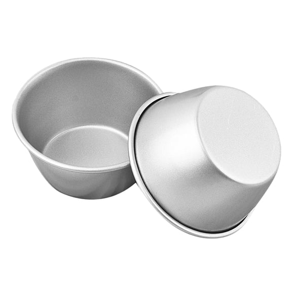 SEWOART 2Pcs Plated Silver Cookie Molds for Baking Home Use Even Heat Distribution Easy Release Metal Mold