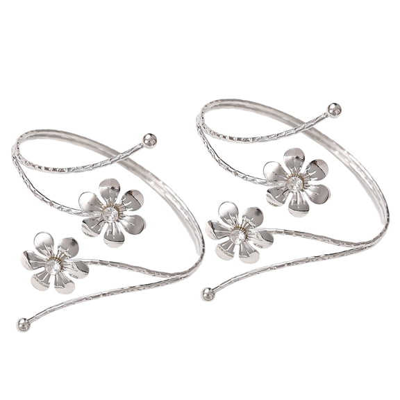 SEWOART 2Pcs Simple Alloy Curtain Buckles Metal Tiebacks for Bedroom and Kitchen