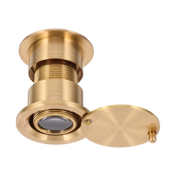 SEWOART Heavy Duty Brass Door Viewer with Rotating Privacy Cover for Entry Door
