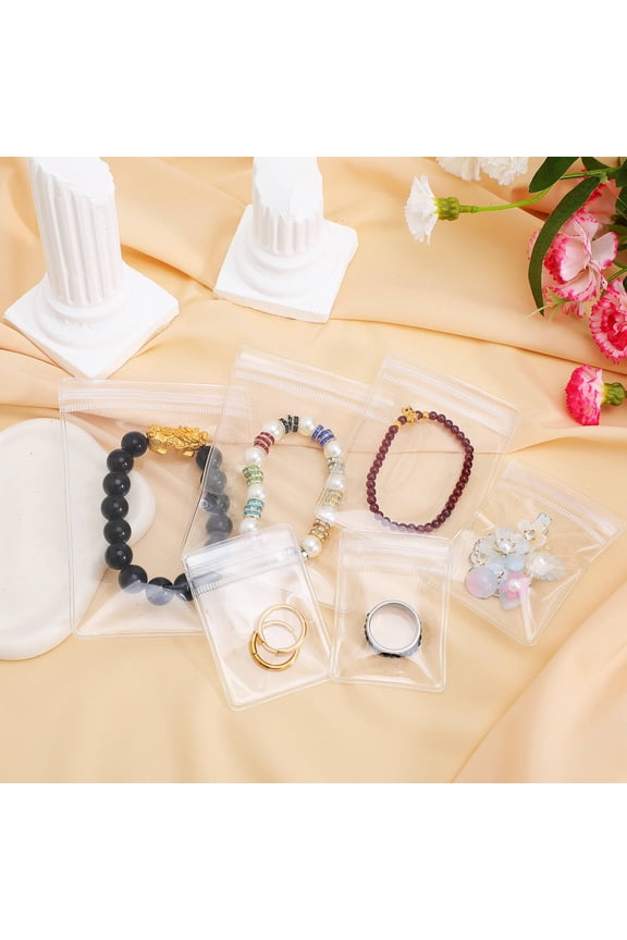 Bags For Necklaces Transparent 150Pcs 5x7in