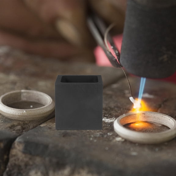 SEWOART Graphite Ingot Mold for Metal Jewelry Casting, Black, Non-Adhesion, DIY Use
