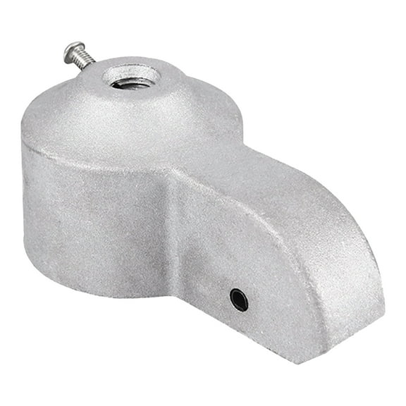 SEWOART metal flag pole pulley truck Silver Chess Hat for Flagpole Hardware Repair Parts 1Pack