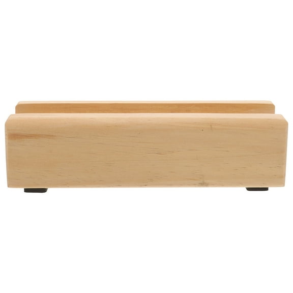 SEWOART Stable Wooden Floor Mirror Support Light Brown for Various Frames