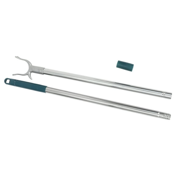 SEWOART Heavy Duty Retractable Clothesline Pole Dark Green for Indoor