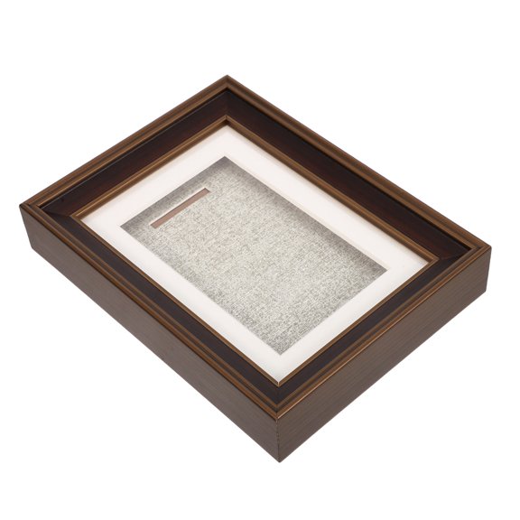 SEWOART Light Brown Solid Wood Medal Display Stand for Home and Office Decoration