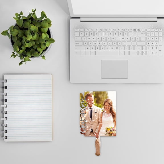SEWOART White Sublimation Mr and Mrs Wedding Photo Frame for DIY Marriage Keepsake