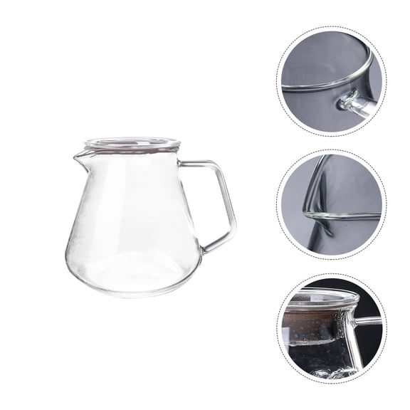 SEWOART Versatile Glass Kettle with Lid Easy to Clean for Home Storage