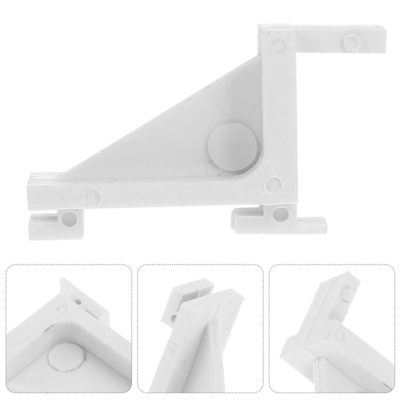 SEWOART White Plastic Freezer Shelf Clips, and Easy to Install Space Dividers for Home Organization,
