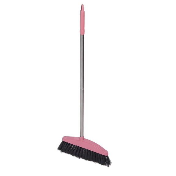 SEWOART Outdoor Broom with Handle and Stainless Steel Bristles for Efficient Home and Yard Cleaning