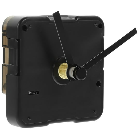 SEWOART 1Set Black Clock Mechanism Replacement Kit DIY Plastic Wall Clock Movement with High Precision Hands
