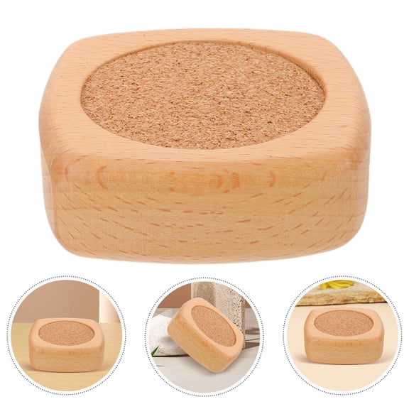 SEWOART Portable Solid Wood Pin Cushion for Sewing Needle Storage and Organization