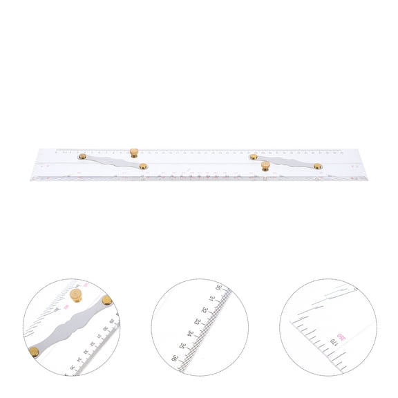 SEWOART Acrylic Parallel Ruler for Accurate Chart Plotting and Nautical Use