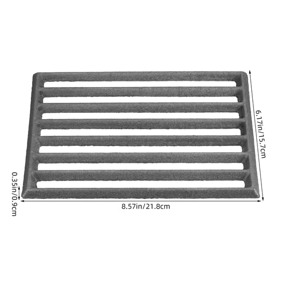 SEWOART Heavy Duty Metal Firewood Stove Grate for Enhanced Heat Distribution and Cleaner, More Efficient Burning