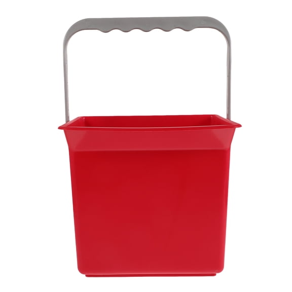 SEWOART Car Trash Bin Plastic Bucket with Handle and Spout for Easy Waste Sorting At Home