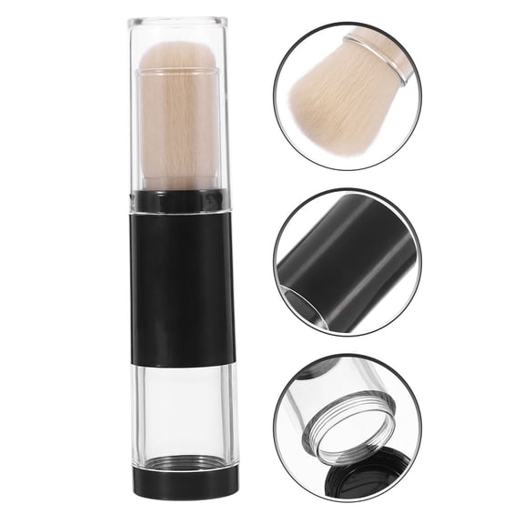 SEWOART Refillable Powder Brush for Loose Powder Portable Design Makeup Application 1Set
