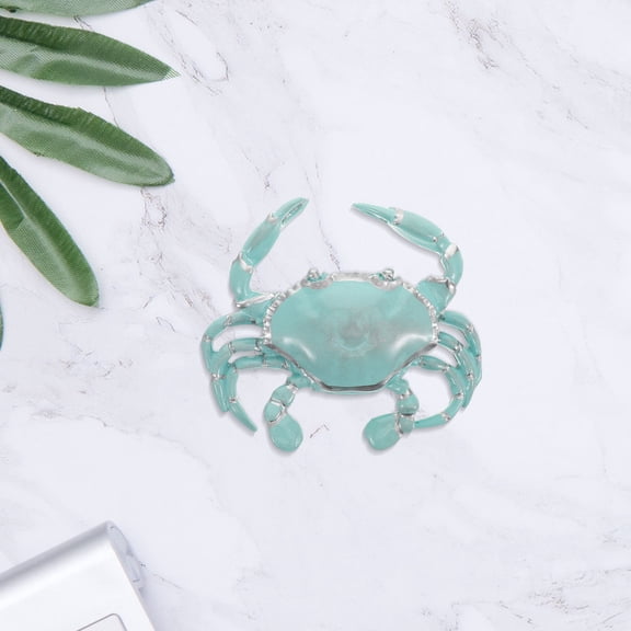 SEWOART Resin Marine Crab Figurine for Coastal Wall Decor and Ocean Themed Table Decoration