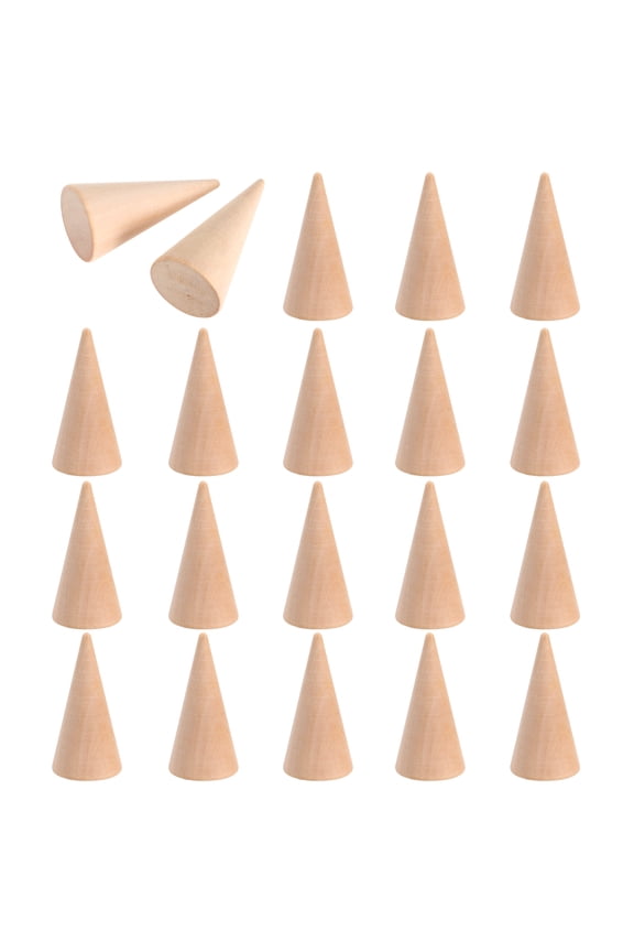 Rings Holder Cone Shaped Stand 20Pcs