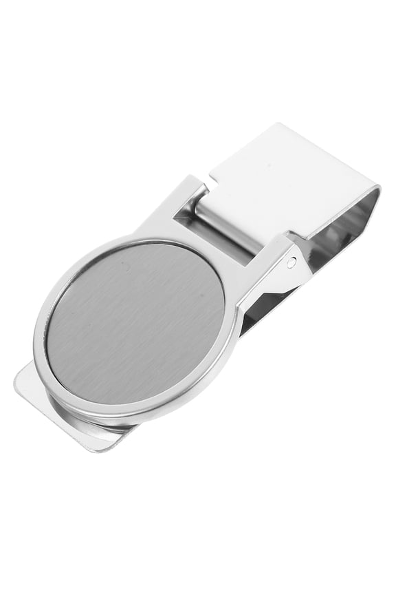 Stainless Steel Money Clip Set with Round Design, Bill Holder for Men and Women, and Convenient Wallet Accessory