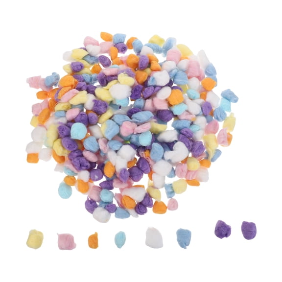 SEWOART Soft Cotton Pom Poms Multicolor Bulk Set for Craft Making and Home Decoration