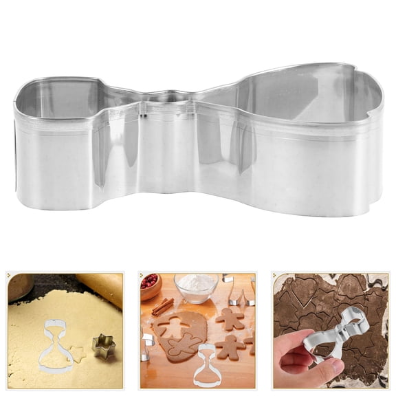 SEWOART Plated Silver Stainless Steel Fan Shaped Biscuit Cutter Sport Themed Fondant Cookie Mold