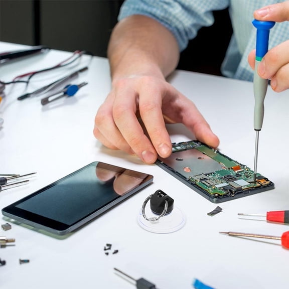 SEWOART Transparent PVC Cell Phone Suction Cups for Electronics Repair Tools Versatile Use Compact Size 10pcs