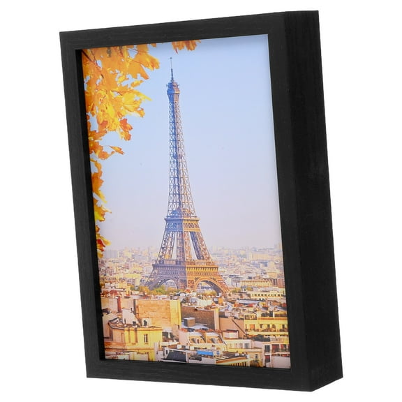 SEWOART Photo Frame Hidden Safe Shadow Box Frame Wood Safeguard Valuables Home Use 1Pcs