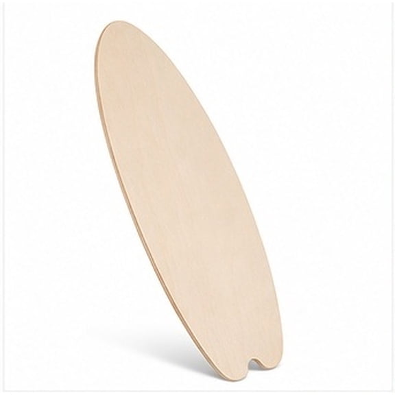 SEWOART Blank Wooden Surfboard Plaque for Easy Hanging and Versatile Decor