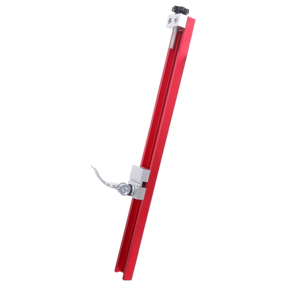 SEWOART Adjustable Red Aluminum Circular Saw Guide Rail Base for Precision Wood and Metal Cutting