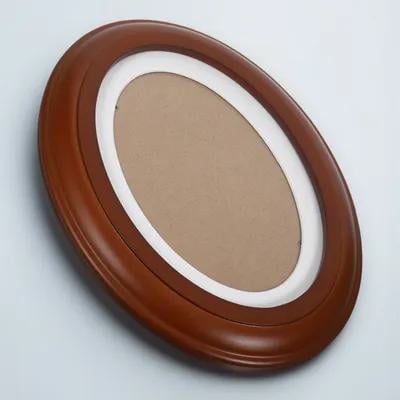 SEWOART Vintage Wooden Oval Picture Frame for Wall Hanging and Home Display