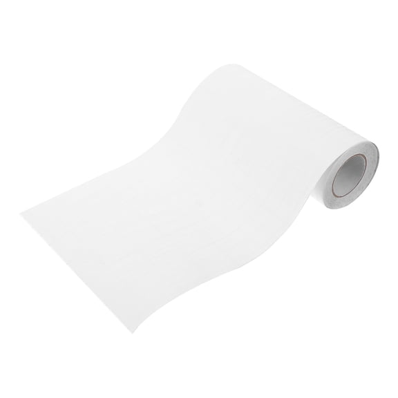 SEWOART White PVC Skirting Board Peel and Stick Durable for Indoor and Outdoor