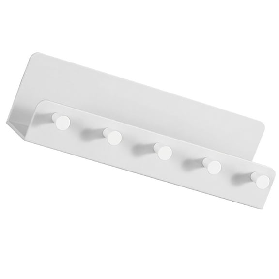 SEWOART Wall Key Organizer Key Storage Rectangular White PP 1Set