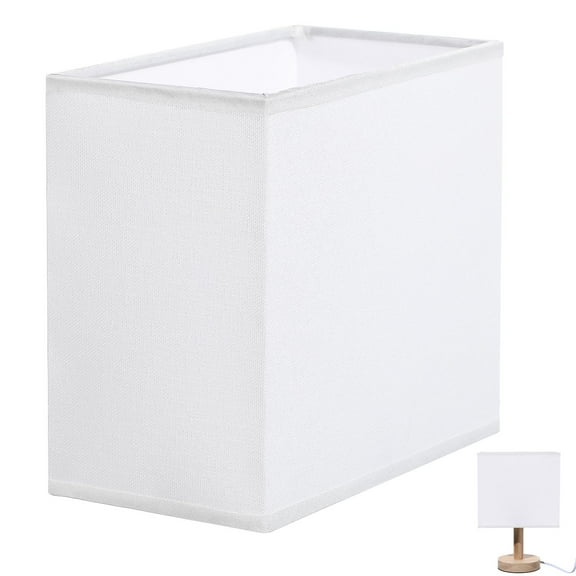 SEWOART Comfortable Fabric Rectangular Lamp Shade for Hanging Lamp Protect Eyes 1Pack