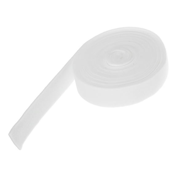SEWOART Non Toxic White Wool Felt Ribbon for Christmas Tree Bows Wreaths and Craft Uses