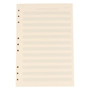 SEWOART White Music Manuscript Paper with Smooth, Ink-Resistant Sheets Ideal for Easy Music Writing and Composition
