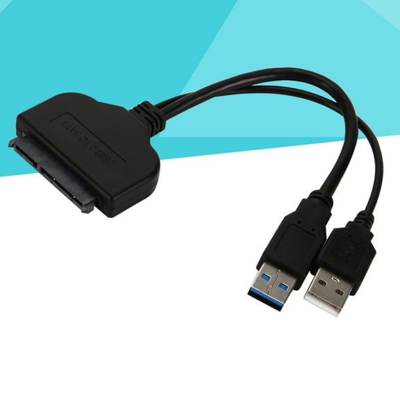 SEWOART cable line adapter USB3.0 to Adapter Cord made of Black Plastic for Hard Drives 1Set